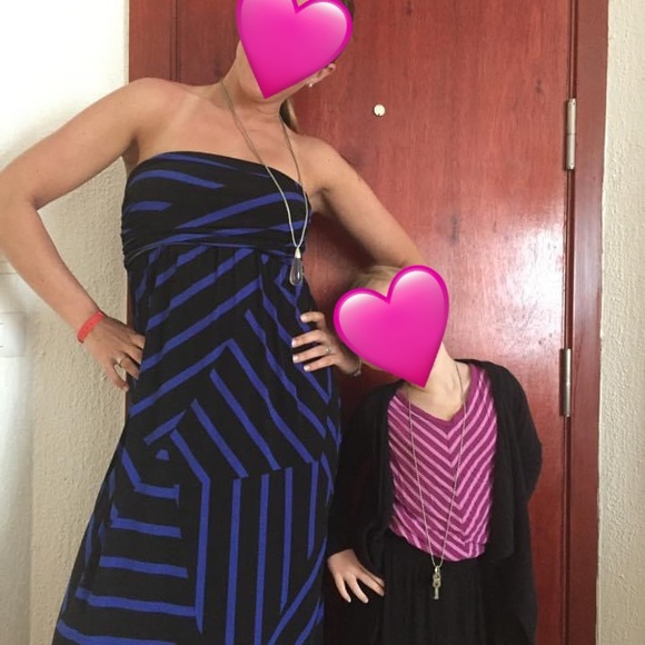 Sz M Strapless Maxi Dress - super cute on! - Picture 2 of 2